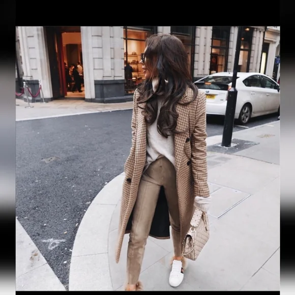 Zara suede faux leggings M - Picture 2 of 10